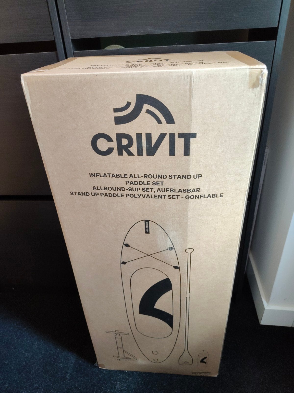 Crivit Opblaasbaar Allround SUP Paddle Set - Nieuw in doos, Ophalen of Verzenden, Nieuw, SUP-boards