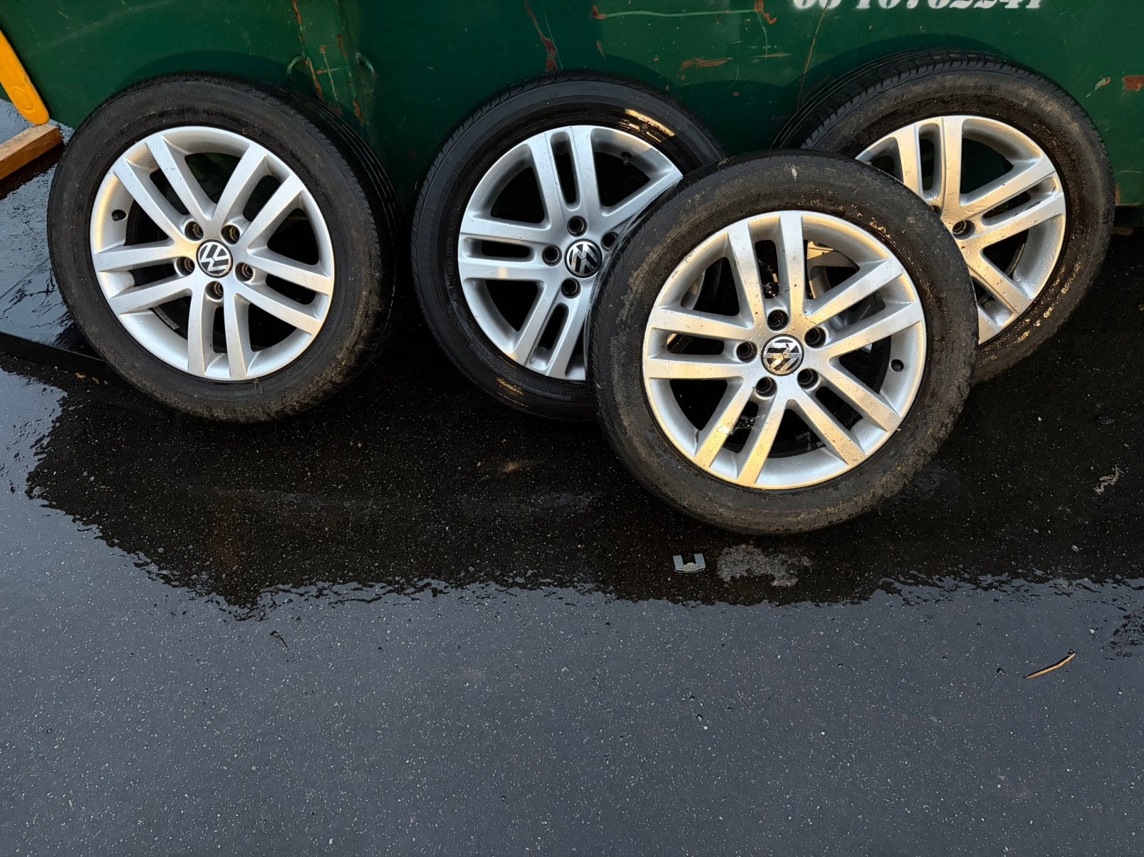 4x volkswagen velgen 16 inch 4x Inter action velgen 16 inch, Auto-onderdelen, Ophalen, Gebruikt, Velg(en), 16 inch