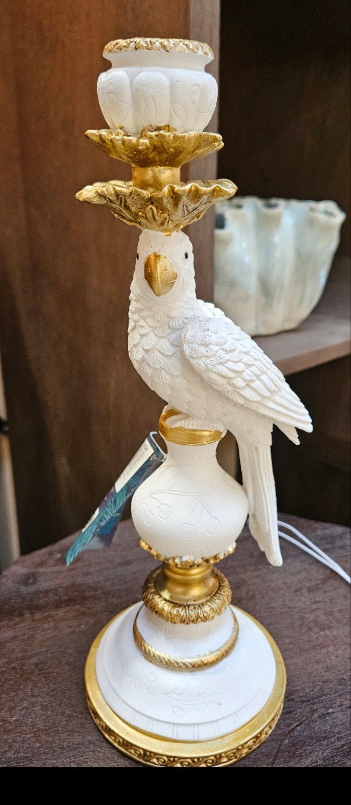 CHRISTMAS CREATIONS NIEUW Kaarsenkandelaar Polyresin, Kunststof, Nieuw, Ophalen of Verzenden, Kandelaar