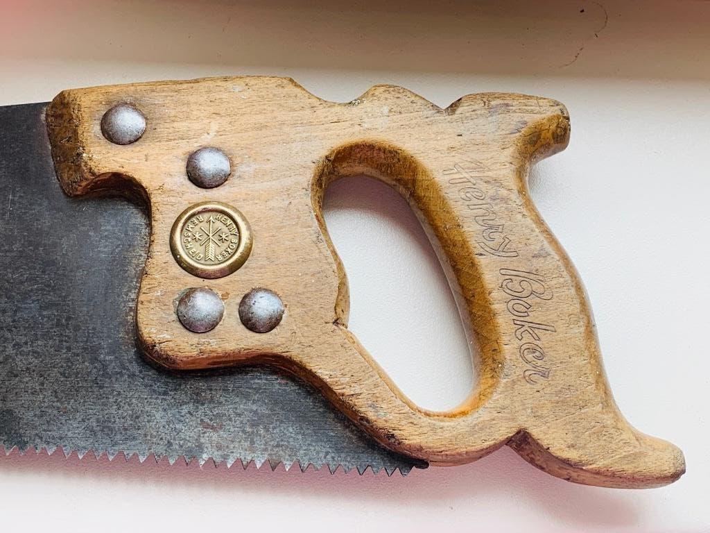 Unieke Antieke Henry Boker Handzaag - Remscheid - ca. 1890, Ophalen of Verzenden