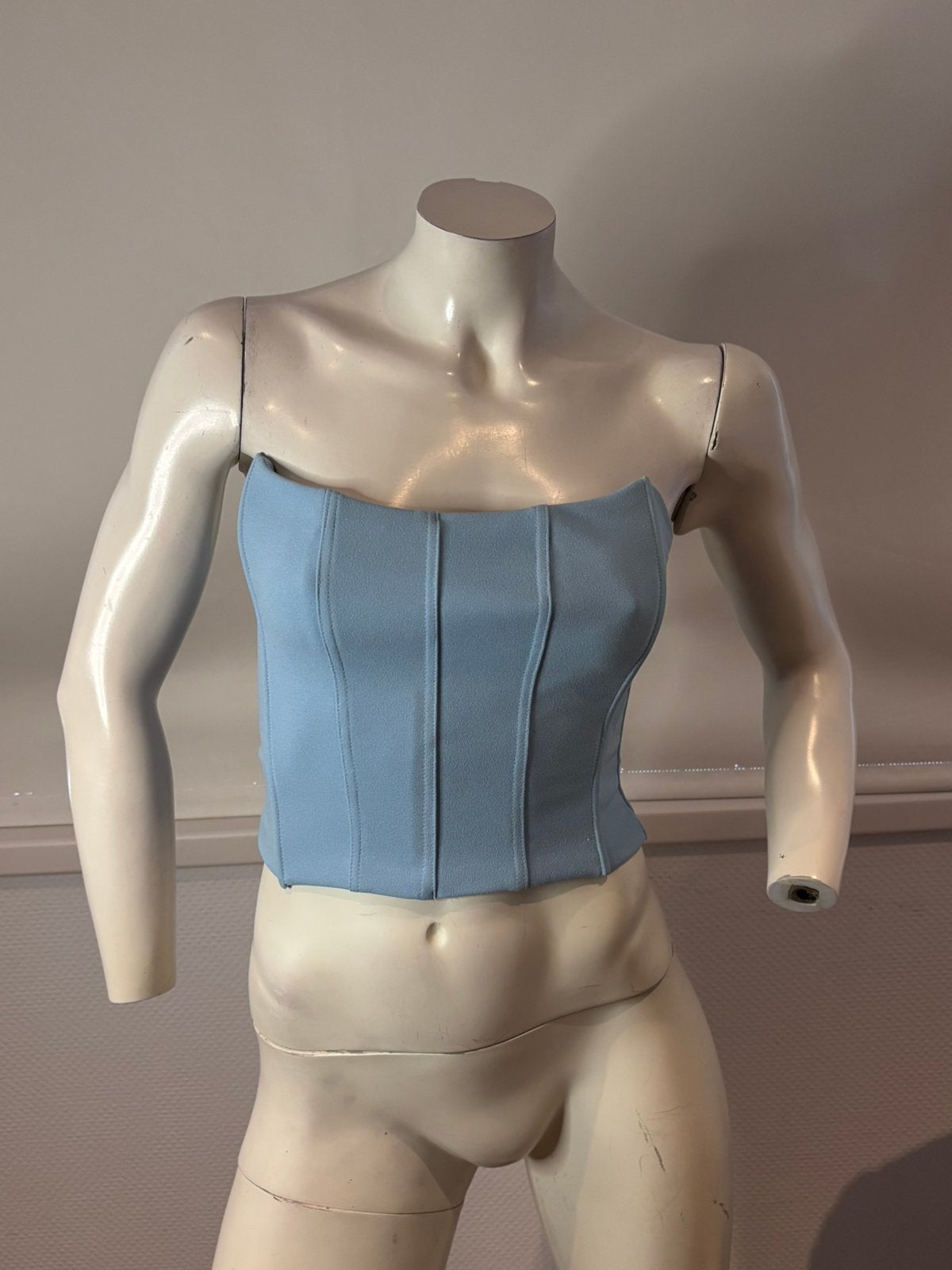 Vera lucy top met strech maat m, Maat 38/40 (M), Blauw, ., Ophalen of Verzenden