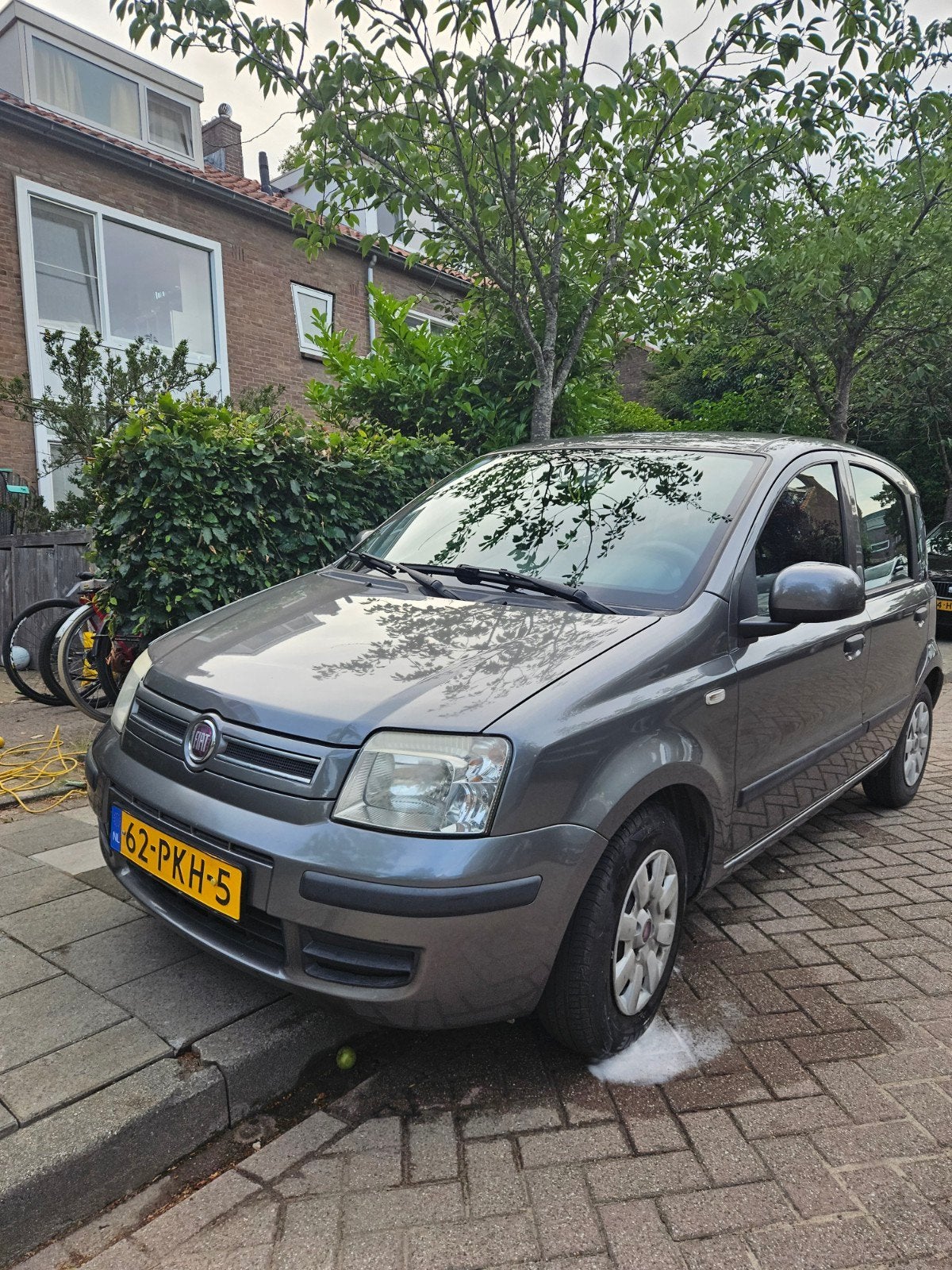 Fiat Panda 1.2 2011 Grijs, Auto's, Stof, 1242 cc, Origineel Nederlands, Handgeschakeld
