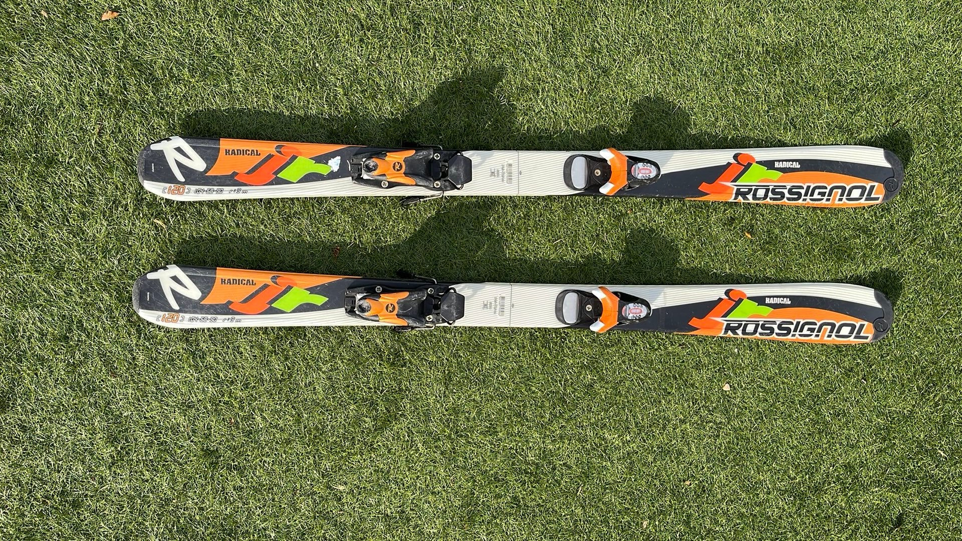 Rossignol radical skis, Ophalen, Gebruikt, 100 tot 140 cm, Rossignol