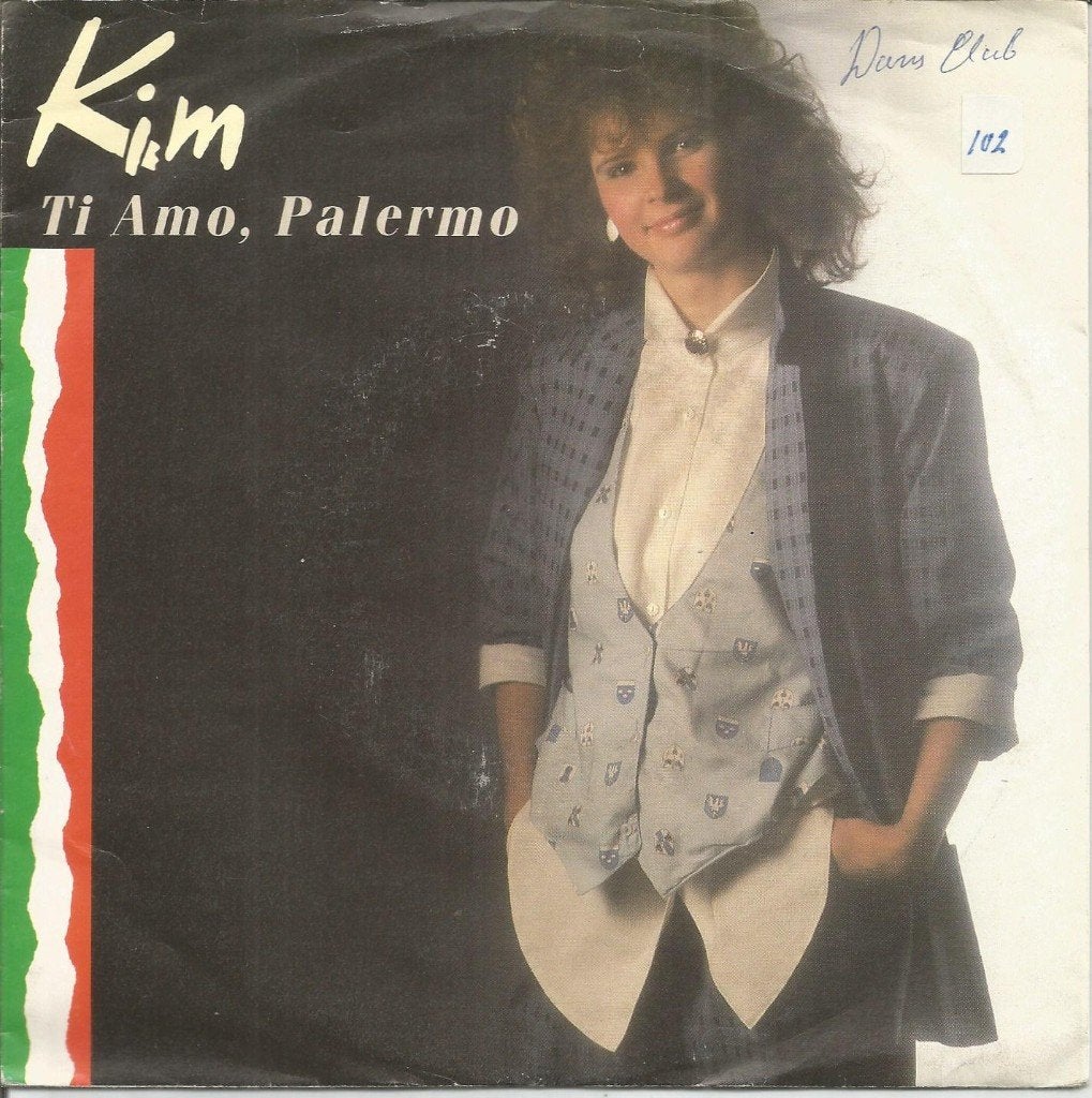 Kim – Ti Amo, Palermo (1986), Gebruikt, Fotohoes, 7 inch, Ophalen of Verzenden