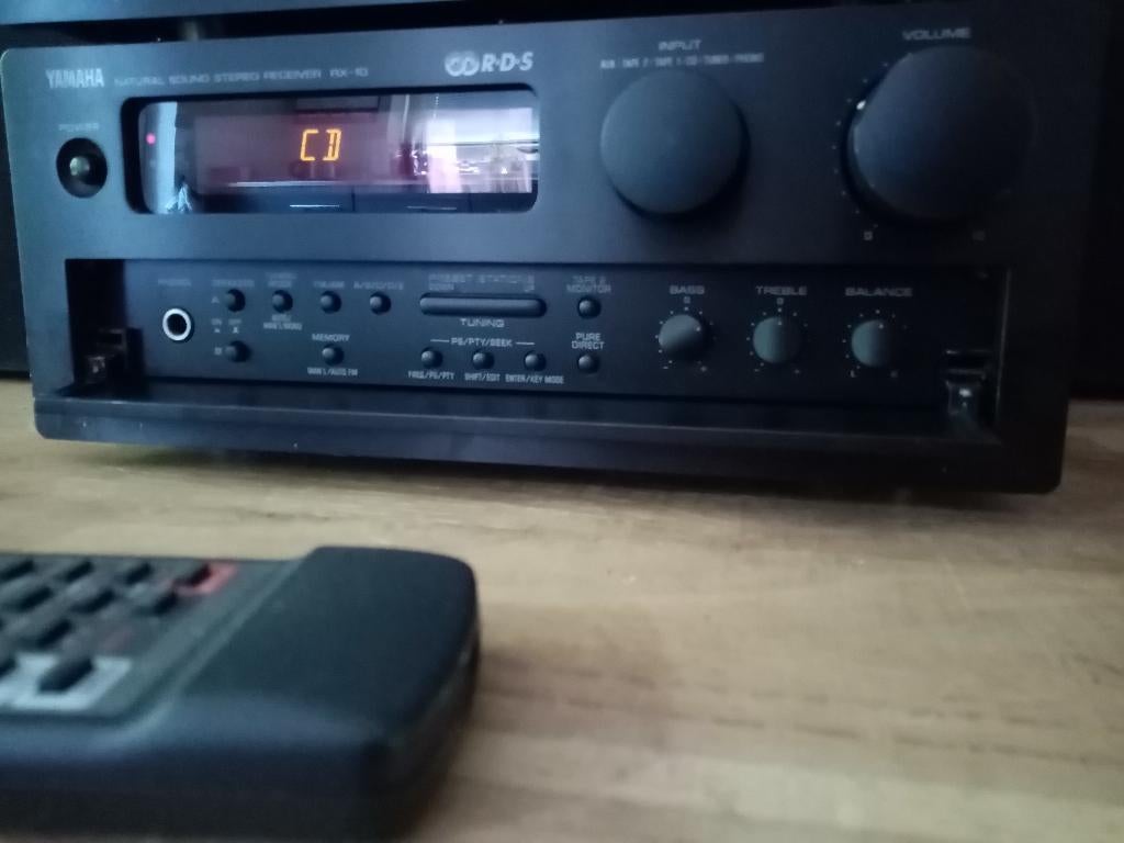 Yamaha RX10 + CDX-10 stereo set ZWART +AB LEZEN, Ophalen, Tuner of Radio, Overige merken, Microset