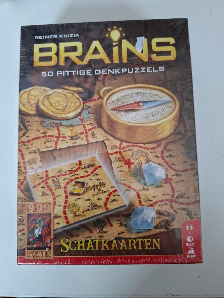 Brains: Schatkaarten - Nieuw in folie, Een of twee spelers, Ophalen of Verzenden, Nieuw, 999 Games