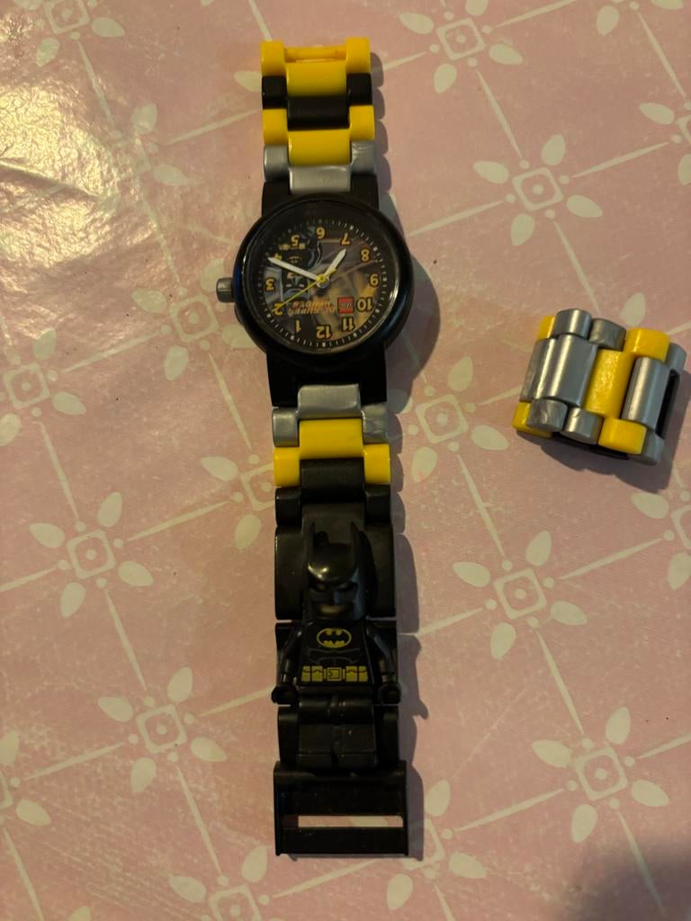 Lego Batman horloge - Batterij dient vervangen te worden, Ophalen of Verzenden, Gebruikt, Zwart, Jongen