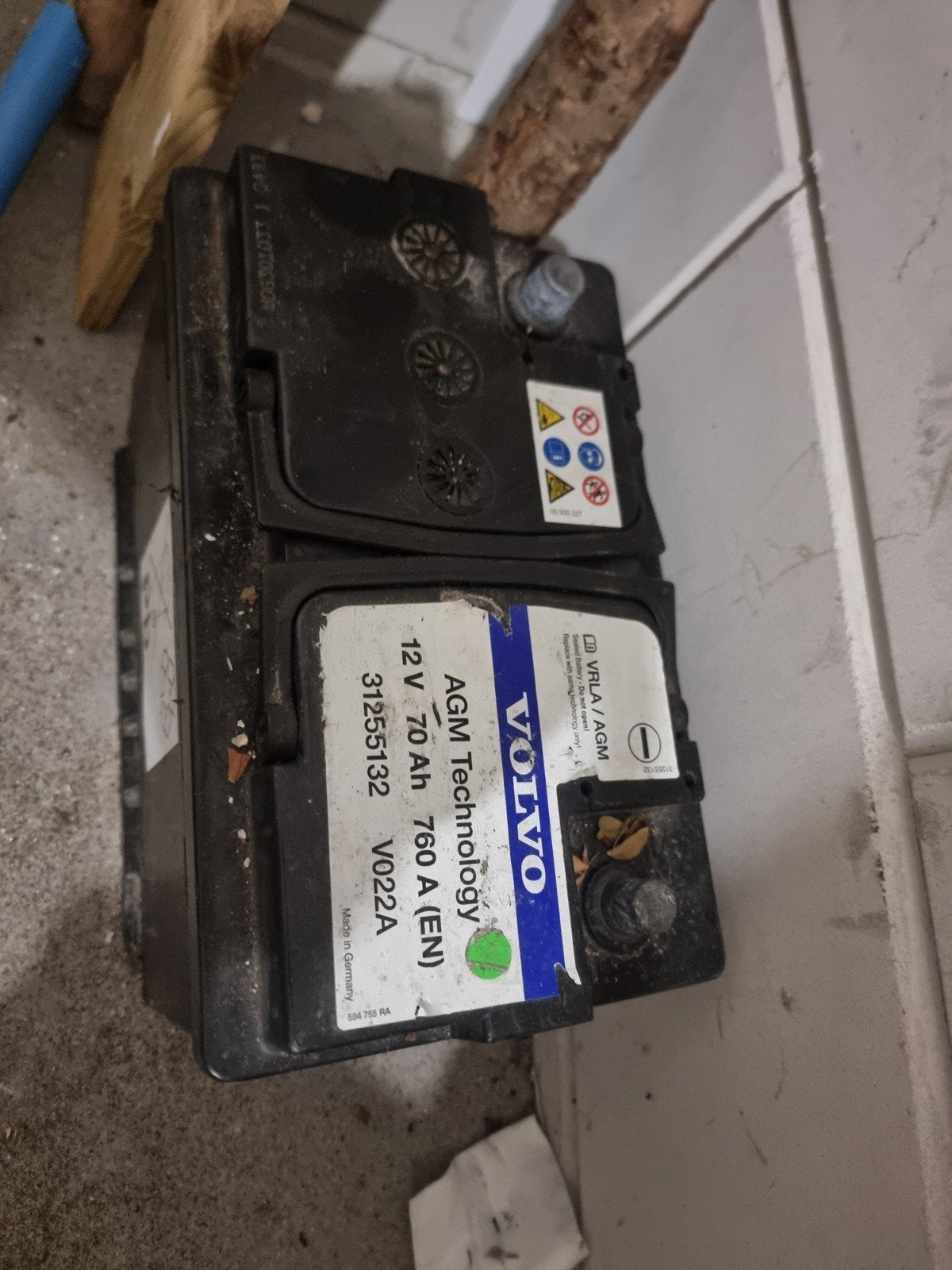 Auto accu., Auto-onderdelen, Ophalen of Verzenden, Gebruikt, Volvo