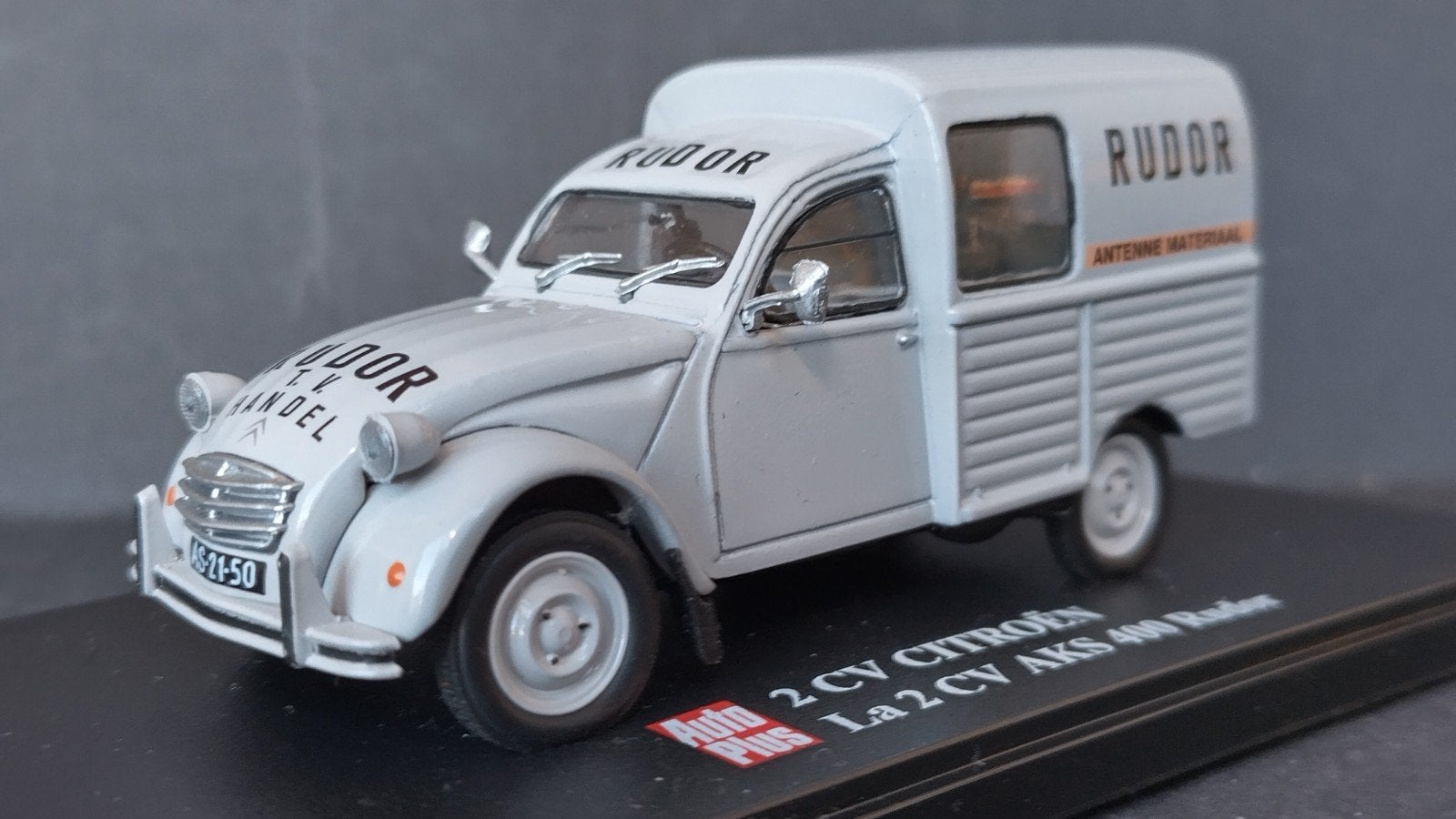 Citroen 2cv aks 400 Ruder 1:43 Eligor Autoplus Pol, Overige merken, Auto, Verzenden, .