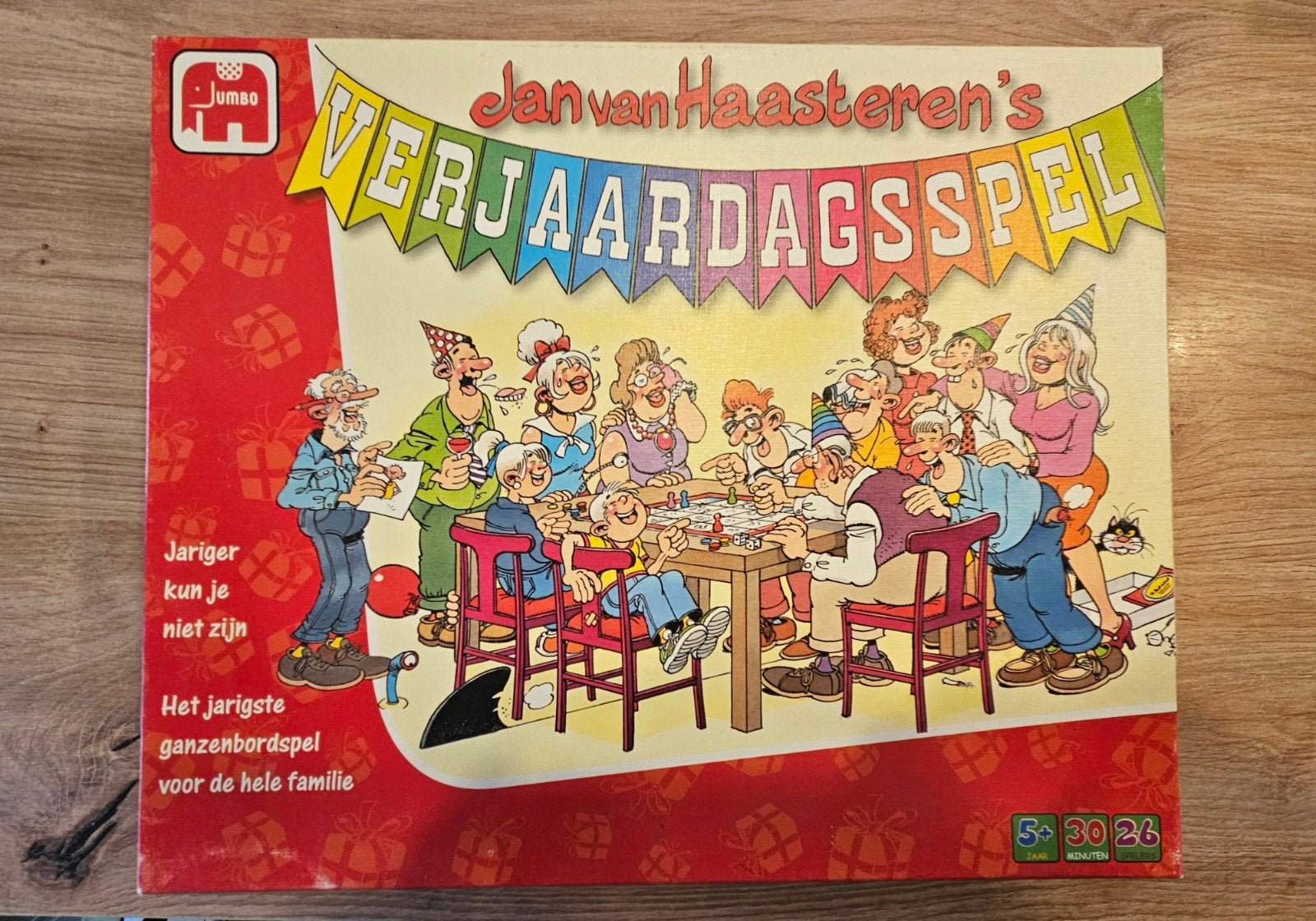 Jan van Haasteren's Verjaardagsspel - Ganzenbord, Vijf spelers of meer, Ophalen of Verzenden, Gebruikt, Jumbo