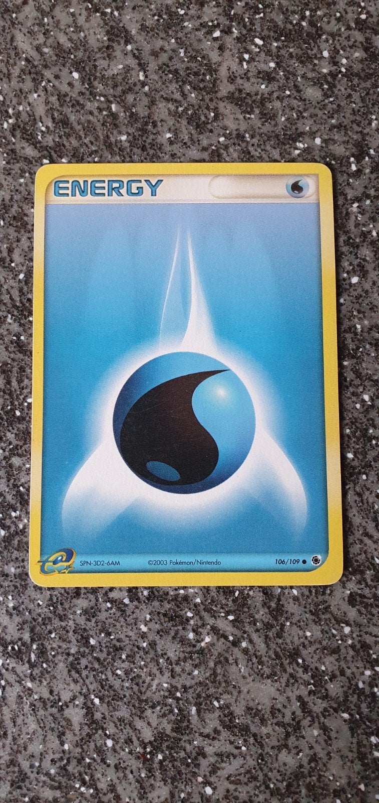 Water Energy 106/109 Expedition Base Set Pokémon Kaart, Ophalen of Verzenden, Gebruikt, Losse kaart
