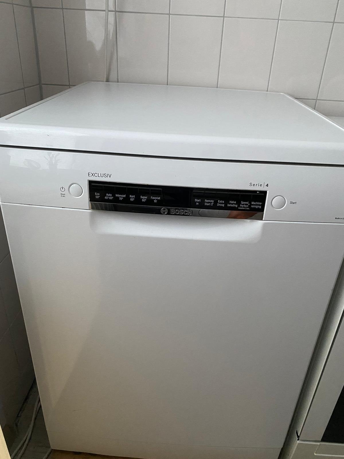 Bosch EXCLUSIV Serie 4 Vrijstaande Vaatwasser. DORDRECHT!, Ophalen, 60 cm of meer, Eco programma, Minder dan 10 liter