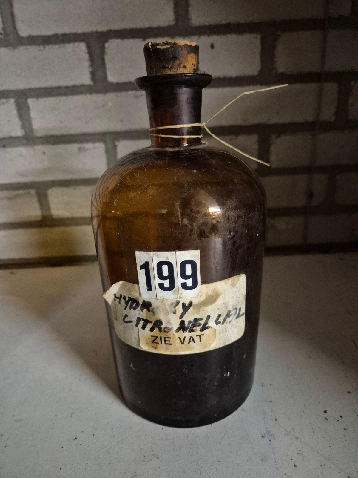 apothekers fles 199, Ophalen of Verzenden