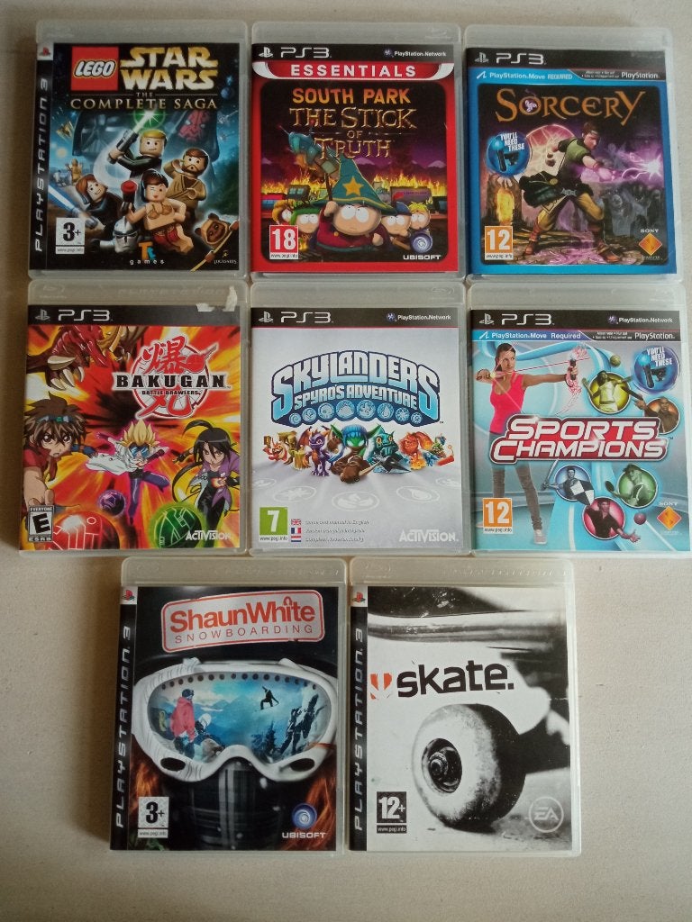 8 x playstation 3 spellen., Gebruikt, Overige genres, Ophalen of Verzenden, Gekoppelde computers