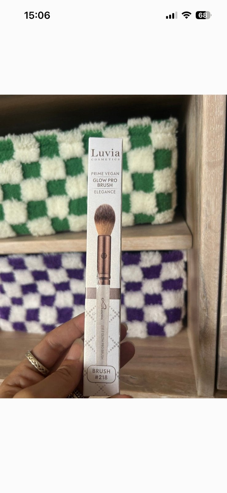 Luvia glow pro brush #218, Verzenden, Nieuw, Gehele gezicht