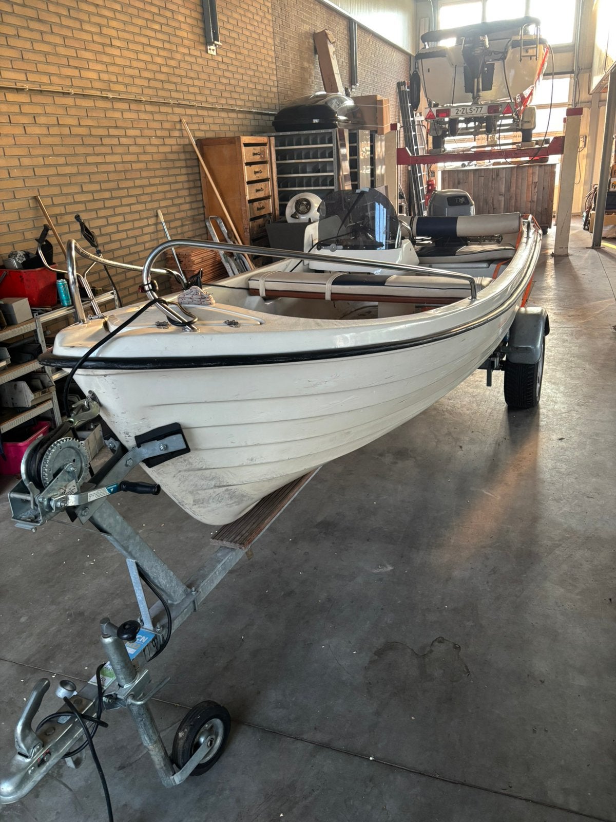 Leuke speedboot boot sloep te koop, Ophalen, Zo goed als nieuw, Buitenboordmotor, Elektrische start