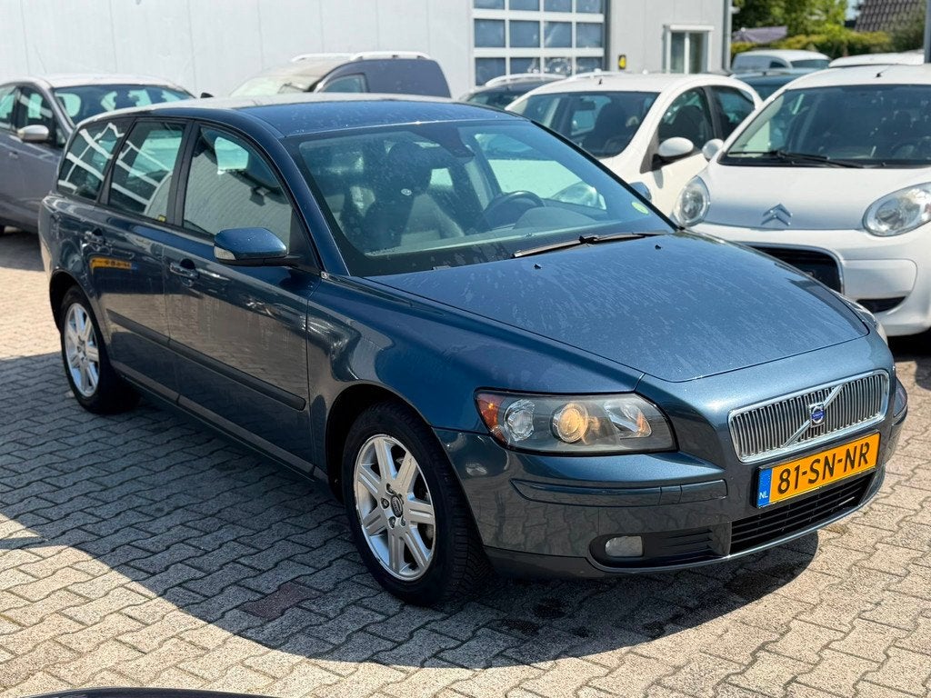 Volvo V50 1.8 Edition I 2006 LMV Airco Trekhaak APK, Auto's, Volvo, Voorwielaandrijving, 125 pk, 4 cilinders, Blauw