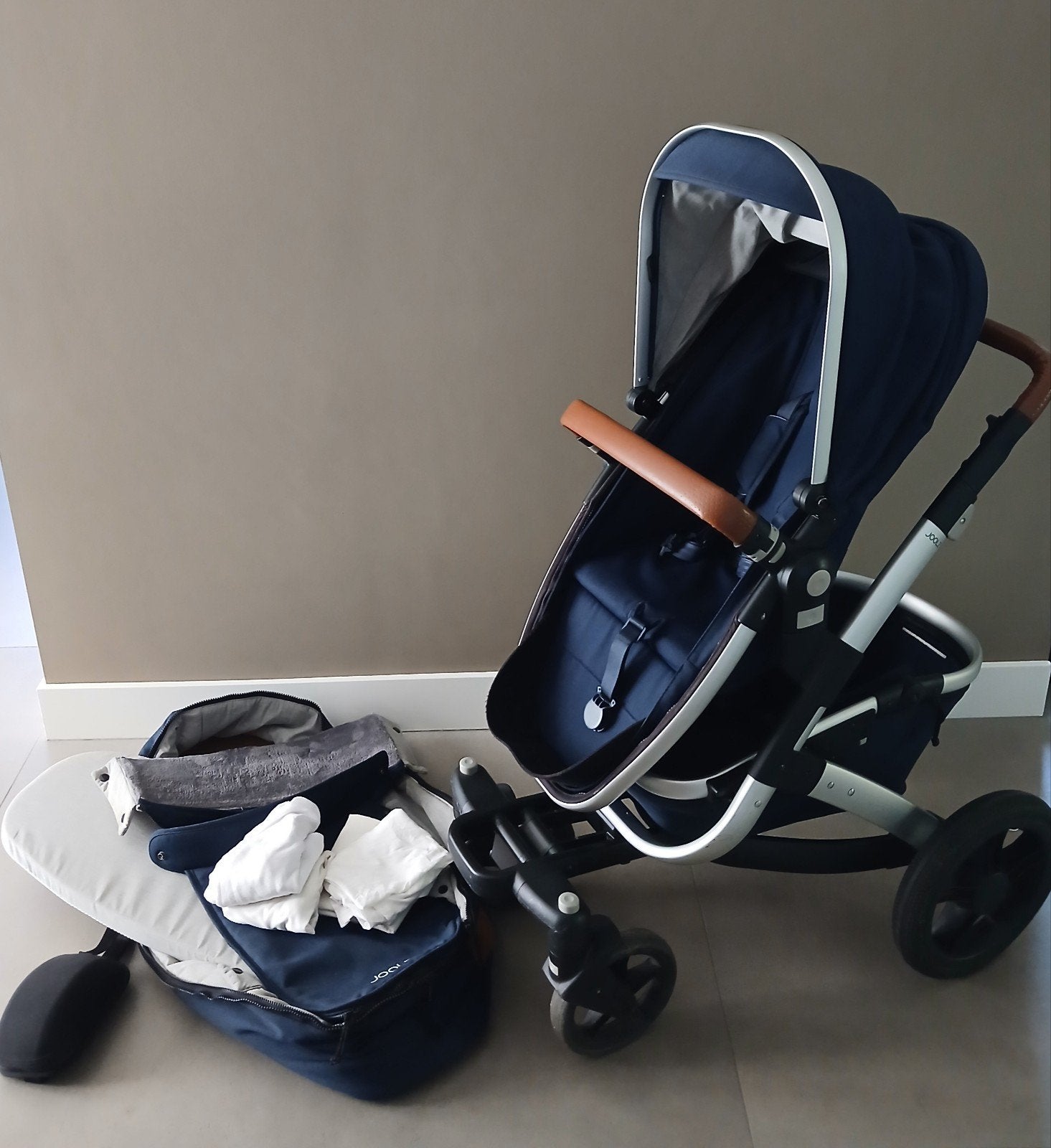 Complete Joolz Geo Mono - Donkerblauw | Reiswieg & Zitje, Ophalen, Gebruikt, Combiwagen, Overige merken