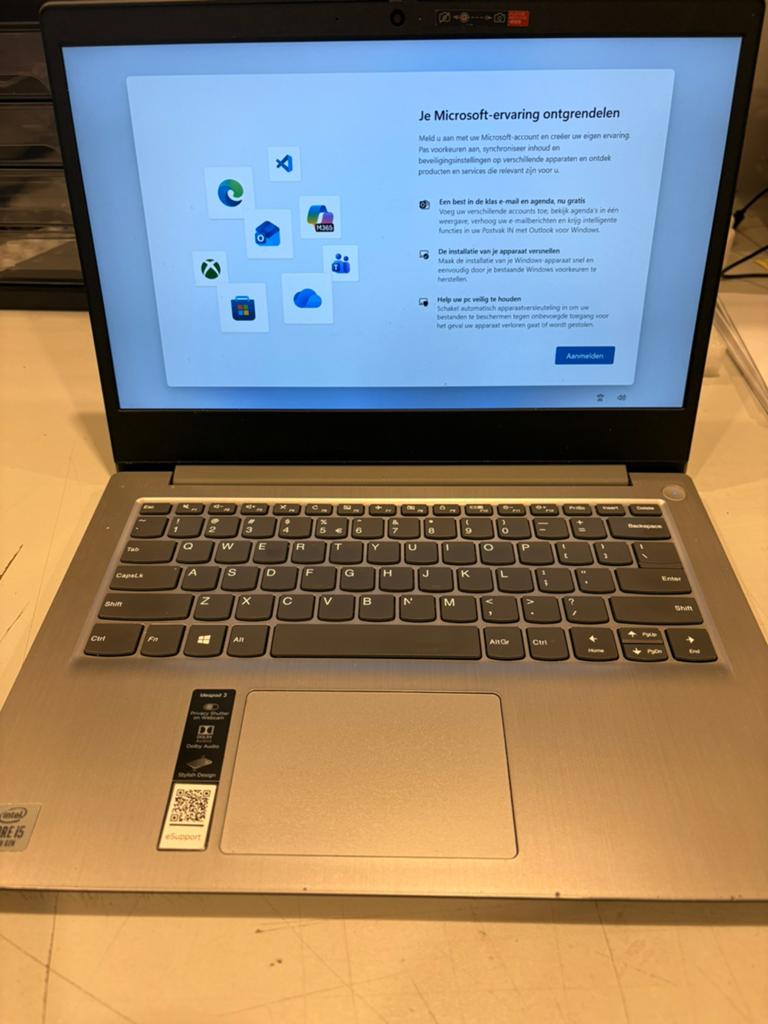 Lenovo i5 core 10 gen 8 GB, Ophalen of Verzenden, Zo goed als nieuw, 15 inch, 2 tot 3 Ghz