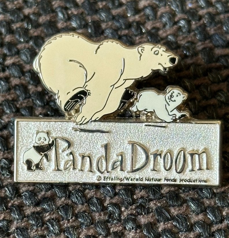 Efteling pin Pandadroom ijsbeer, Verzamelen, Ophalen of Verzenden, Zo goed als nieuw, Button of Speldje