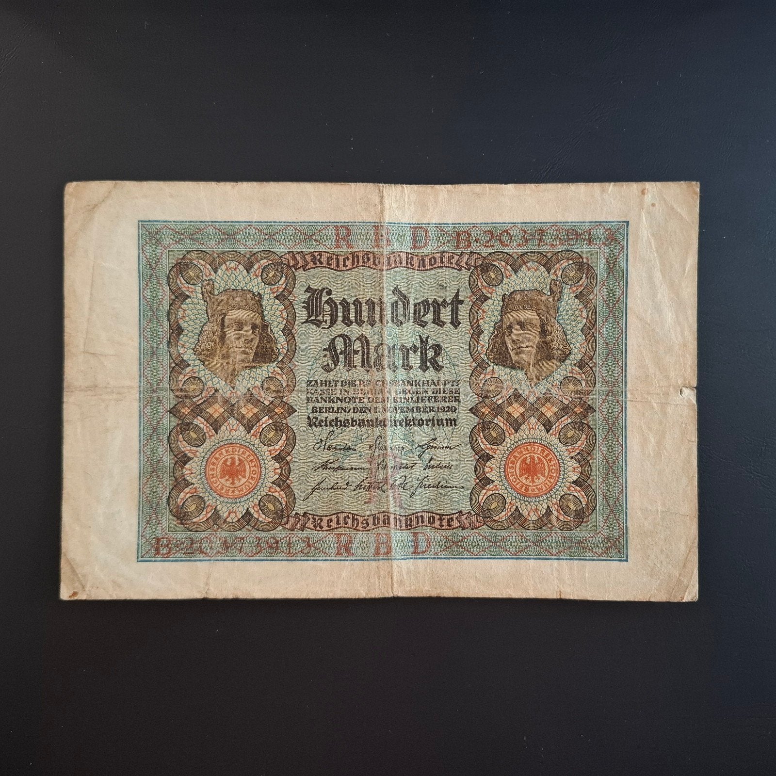 100 mark Duitsland #061, Verzenden, Duitsland, Los biljet