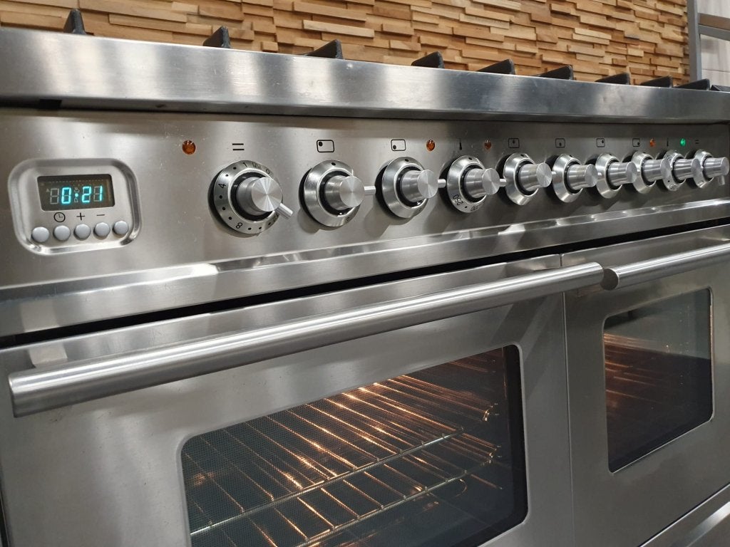 🔥Luxe Boretti Fornuis 100cm RVS GASOVEN 6 pitten, Witgoed en Apparatuur, Fornuizen, Niet ingevuld, 60 cm of meer, Niet ingevuld