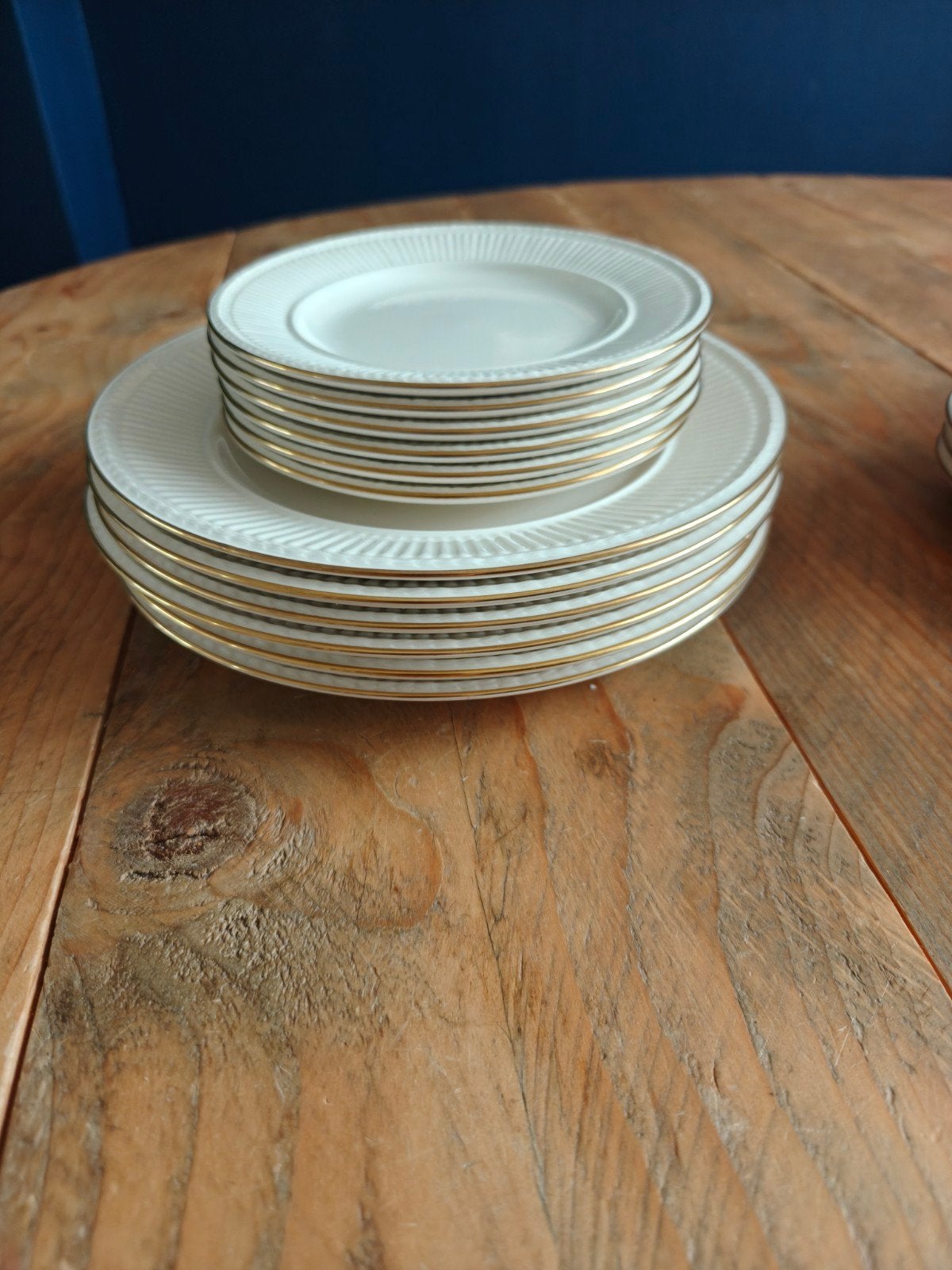 Wedgwood Edme Jubilee 1988 - 12 kopjes, 6 bordjes, Ophalen of Verzenden