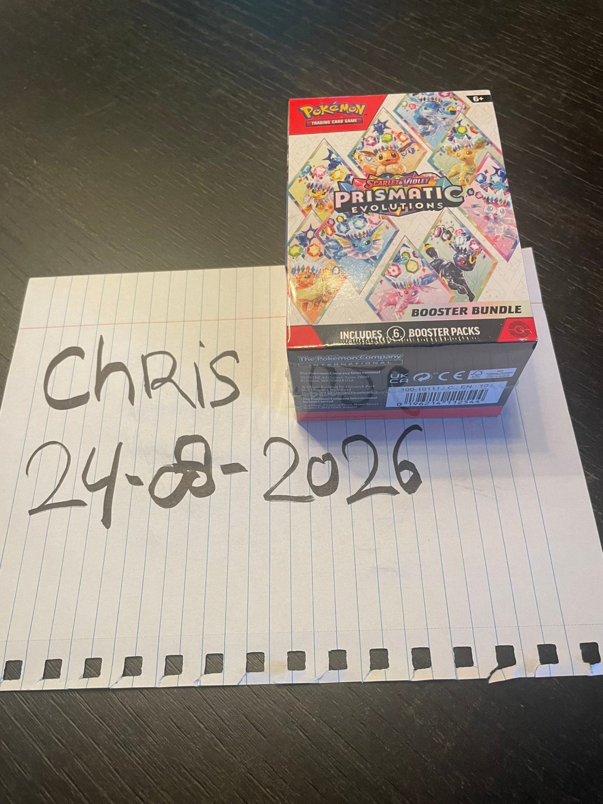 Prismatic evolutions booster bundle pokemon, Hobby en Vrije tijd, Verzamelkaartspellen | Pokémon, Ophalen of Verzenden, Zo goed als nieuw