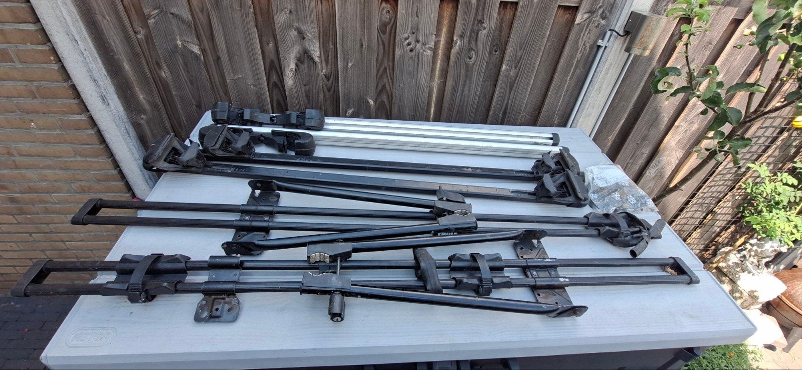 Dakdragers en fietsendragers (Thule & Lidl) - Complete set, Auto diversen, Ophalen
