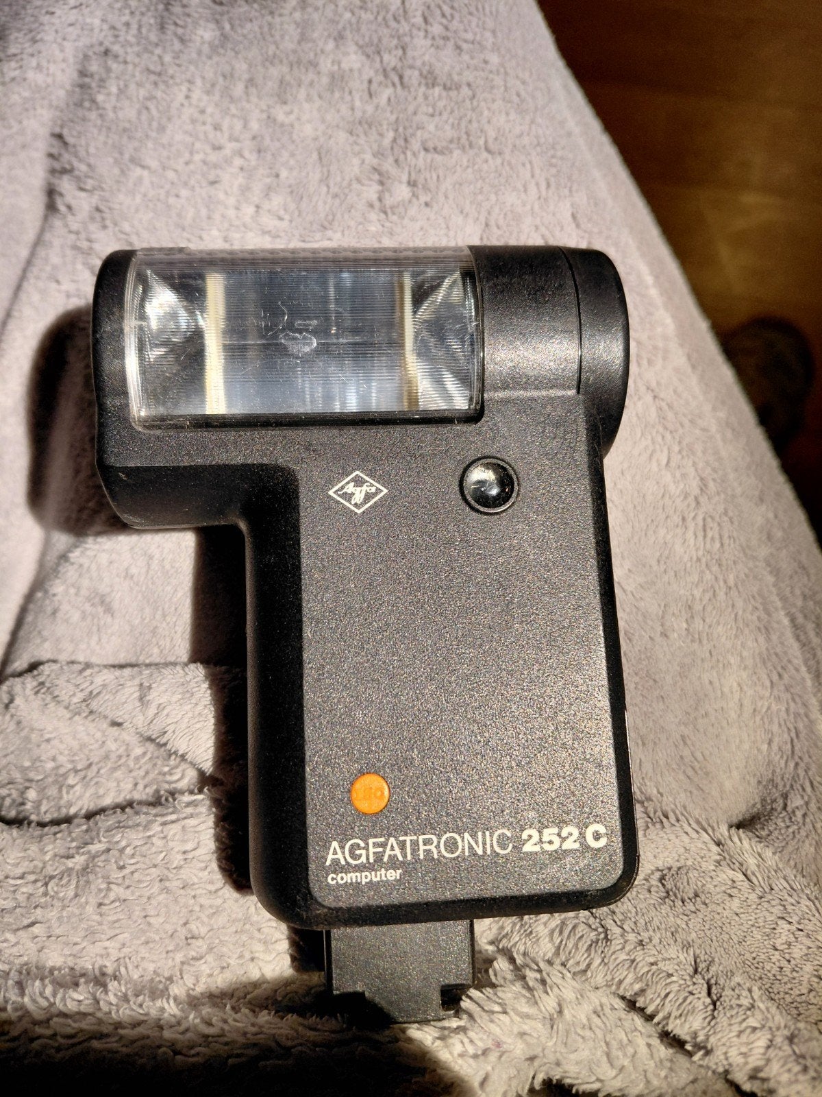 Agfatronic 252 C computer flitser, Gebruikt, Voor analoge fotografie, Externe flitser, Ophalen of Verzenden