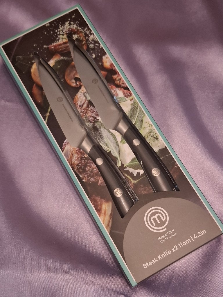 MasterChef steakmes 11 cm, set van 2, Verzenden, Los bestek, Nieuw, Snijmes