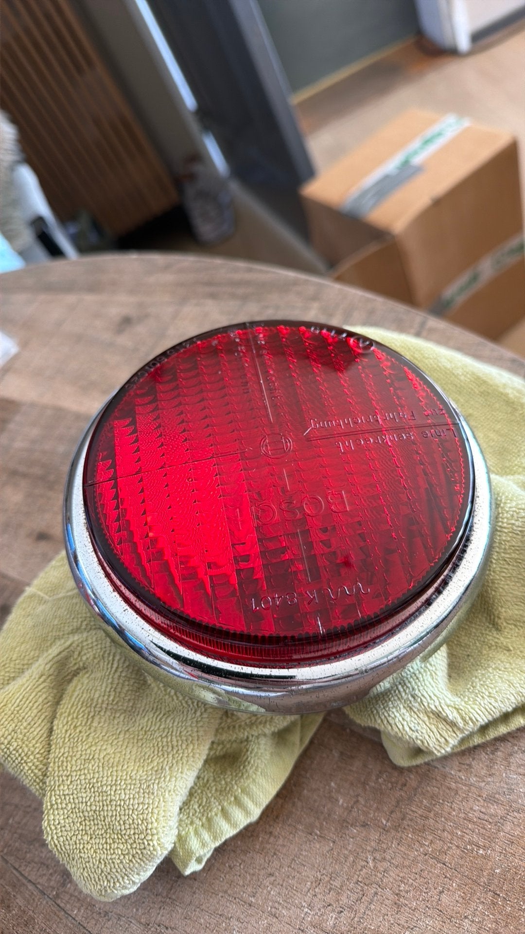 Vw oldtimer mistlamp Bosch, Ophalen of Verzenden, Gebruikt