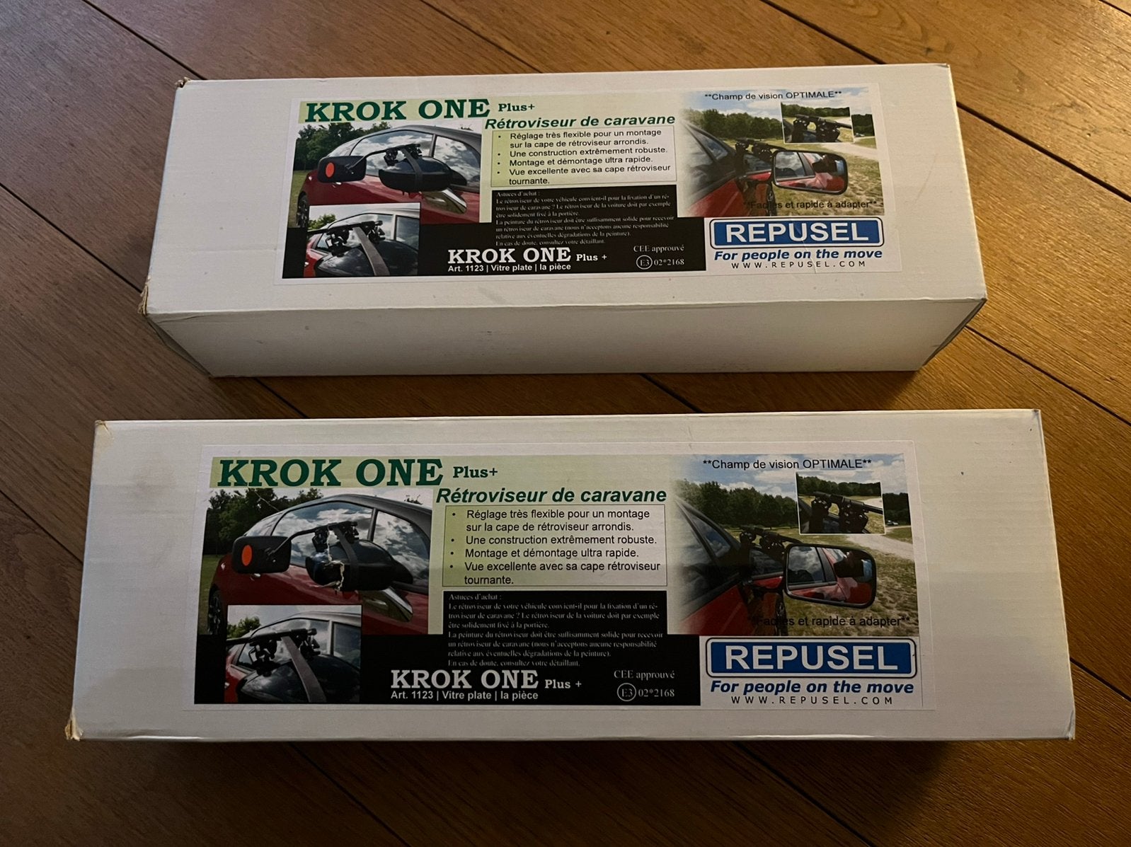 Caravanspiegels 1 x gebruikt €70,00 korting, Ophalen of Verzenden, Zo goed als nieuw
