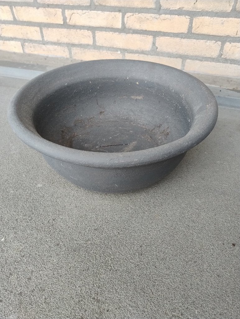 Bloempot buitenpot bloembak schaal, Tuin en Terras, Rond, Zo goed als nieuw, Minder dan 40 cm, Binnen