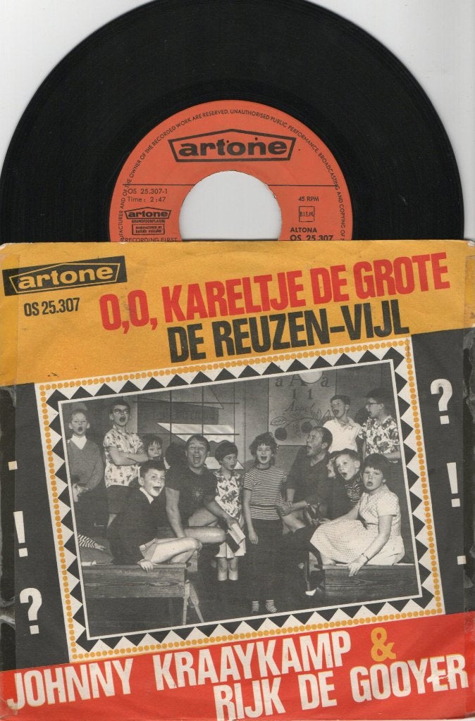 Johnny Kraaykamp & Rijk de Gooyer – O, O, Kareltje De Grote, Ophalen of Verzenden, Gebruikt, 7 inch, Overige genres