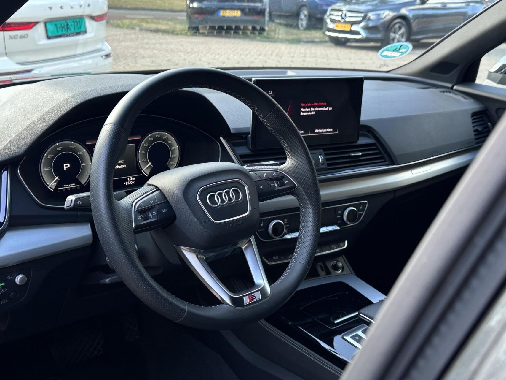 Audi Q5 55 TFSI e S-Line Led, Climat, 360 Camera, LM.., Auto's, Audi, Automaat, Gebruikt, 4 cilinders, Bedrijf