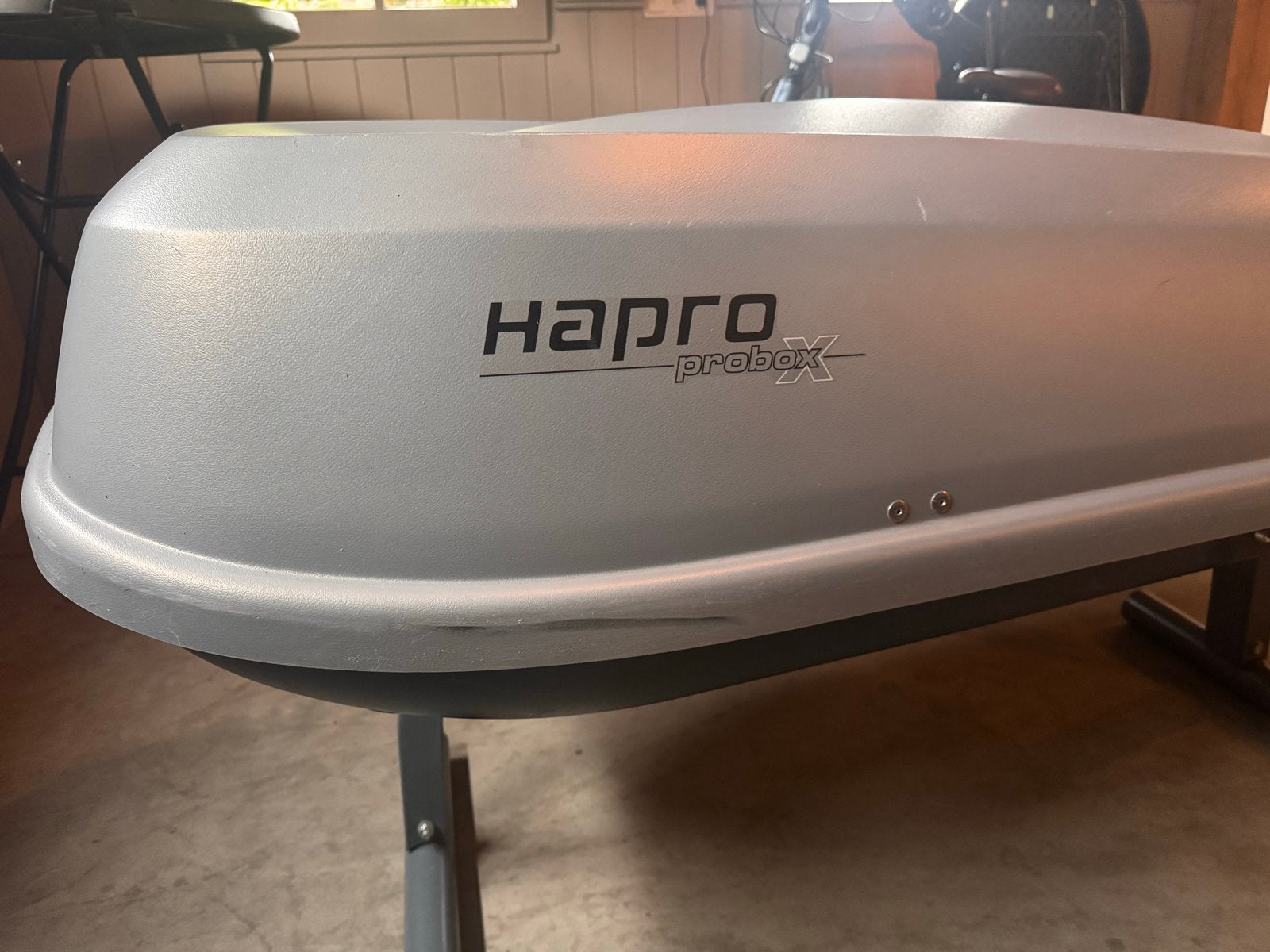 Hapro Probox Dakkoffer met dakdragers, Ophalen of Verzenden, Gebruikt
