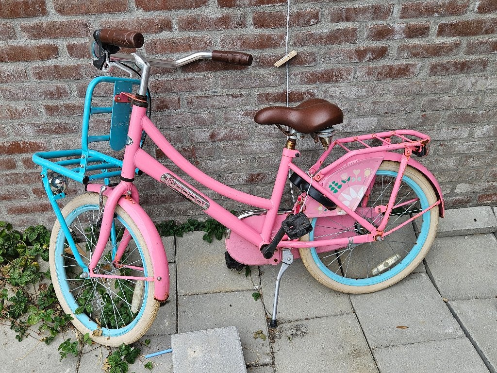 Meisjesfiets 20 inch, Ophalen, Terugtraprem, Gebruikt, Popal