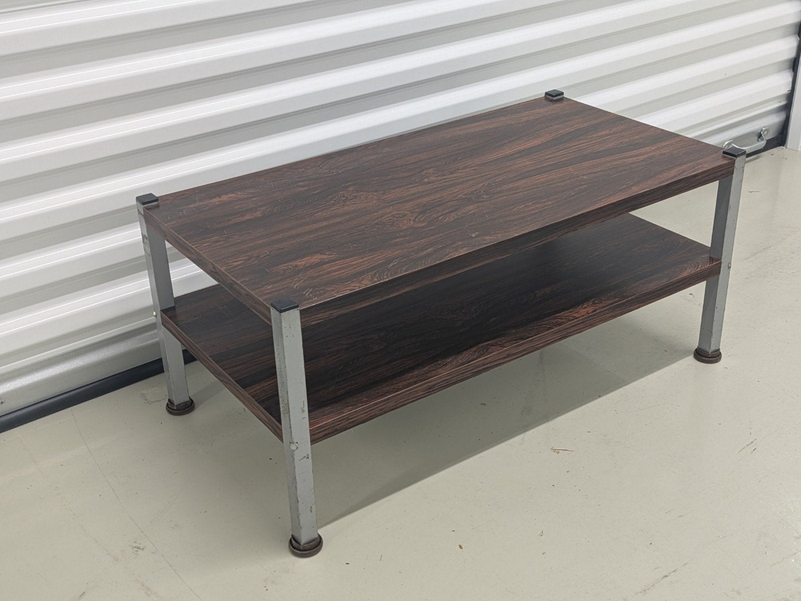 Salontafel Vintage Bijzettafel TV Meubel Kast Jaren 70, Ophalen, Rechthoekig