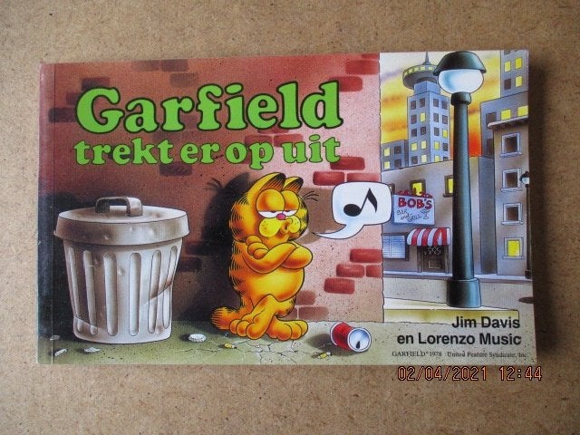 adv0666 garfield oblong 2, Eén stripboek, Ophalen, Gelezen