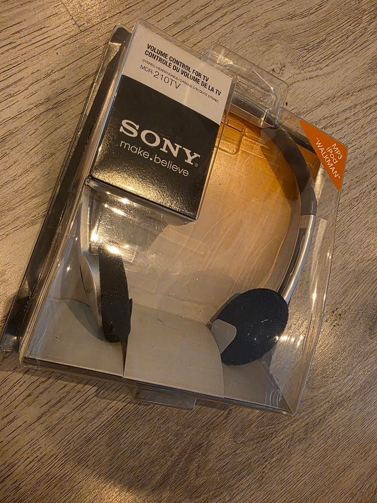 Sony MDR-210TV Koptelefoon nieuw in verpakking, Nieuw, On-ear, Sony, Zilver