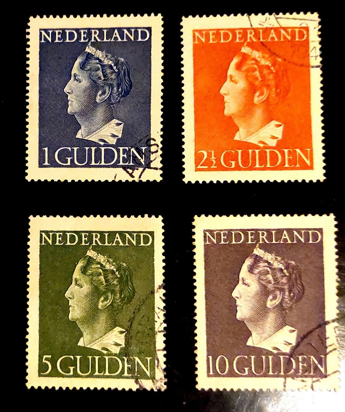 Koningin Wilhelmina 1946 gebruikt., Postzegels en Munten, Ophalen of Verzenden, Na 1940, Gestempeld