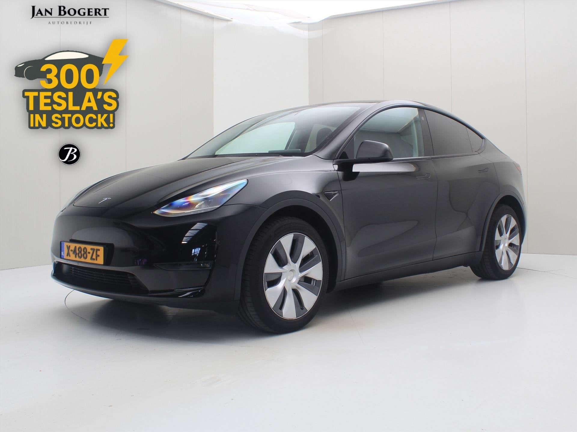 Tesla Model Y Long Range 345pk AWD, Auto's, Gebruikt, 258 pk, Zwart, Origineel Nederlands