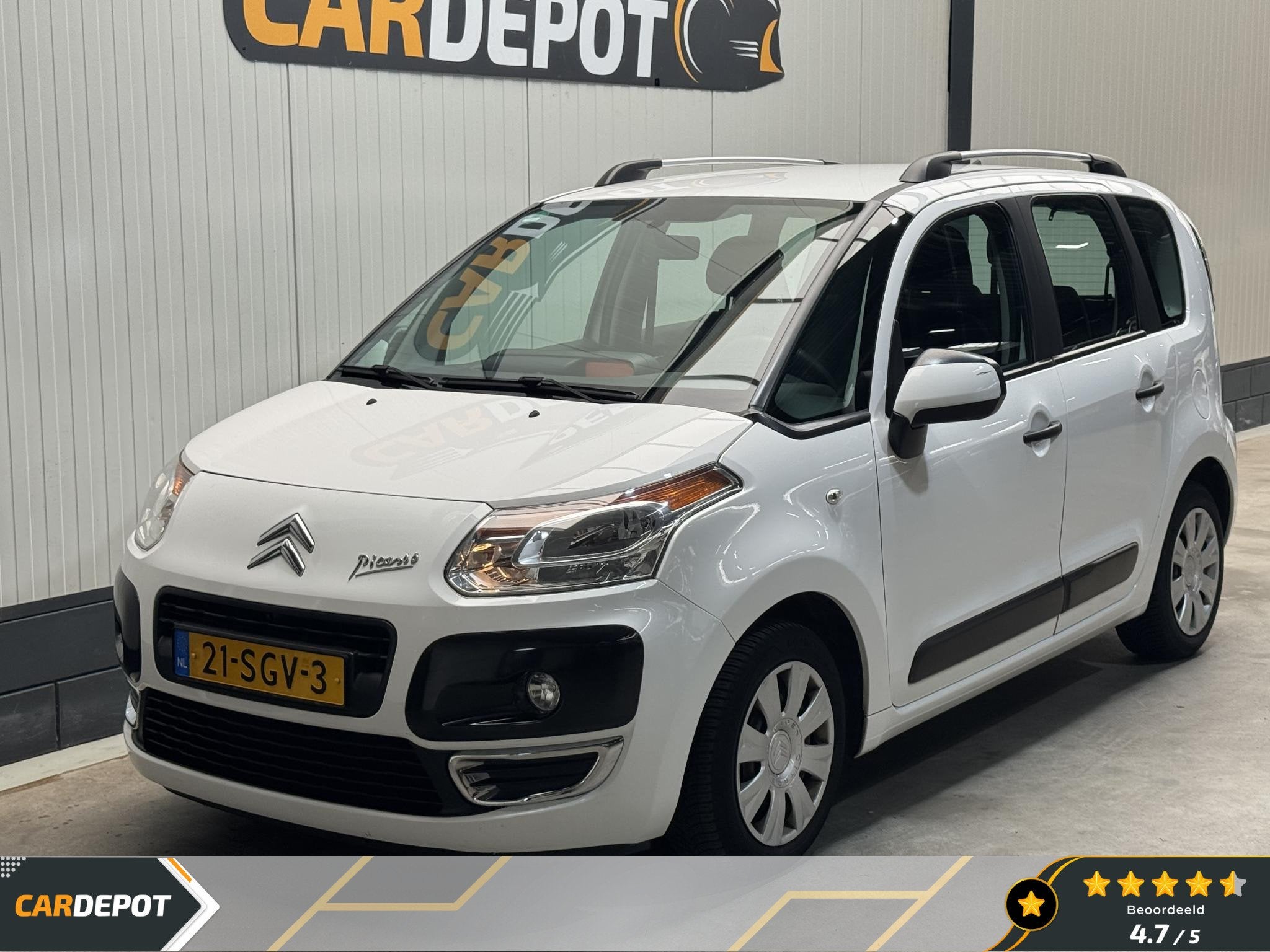 Citroen C3 Picasso 1.6 VTi Aura, Auto's, Voorwielaandrijving, Euro 5, Stof, Gebruikt