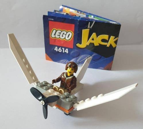 Lego Jack Stone 4614 Ultralight Flyer, Lego, Ophalen of Verzenden, Zo goed als nieuw, Compleet