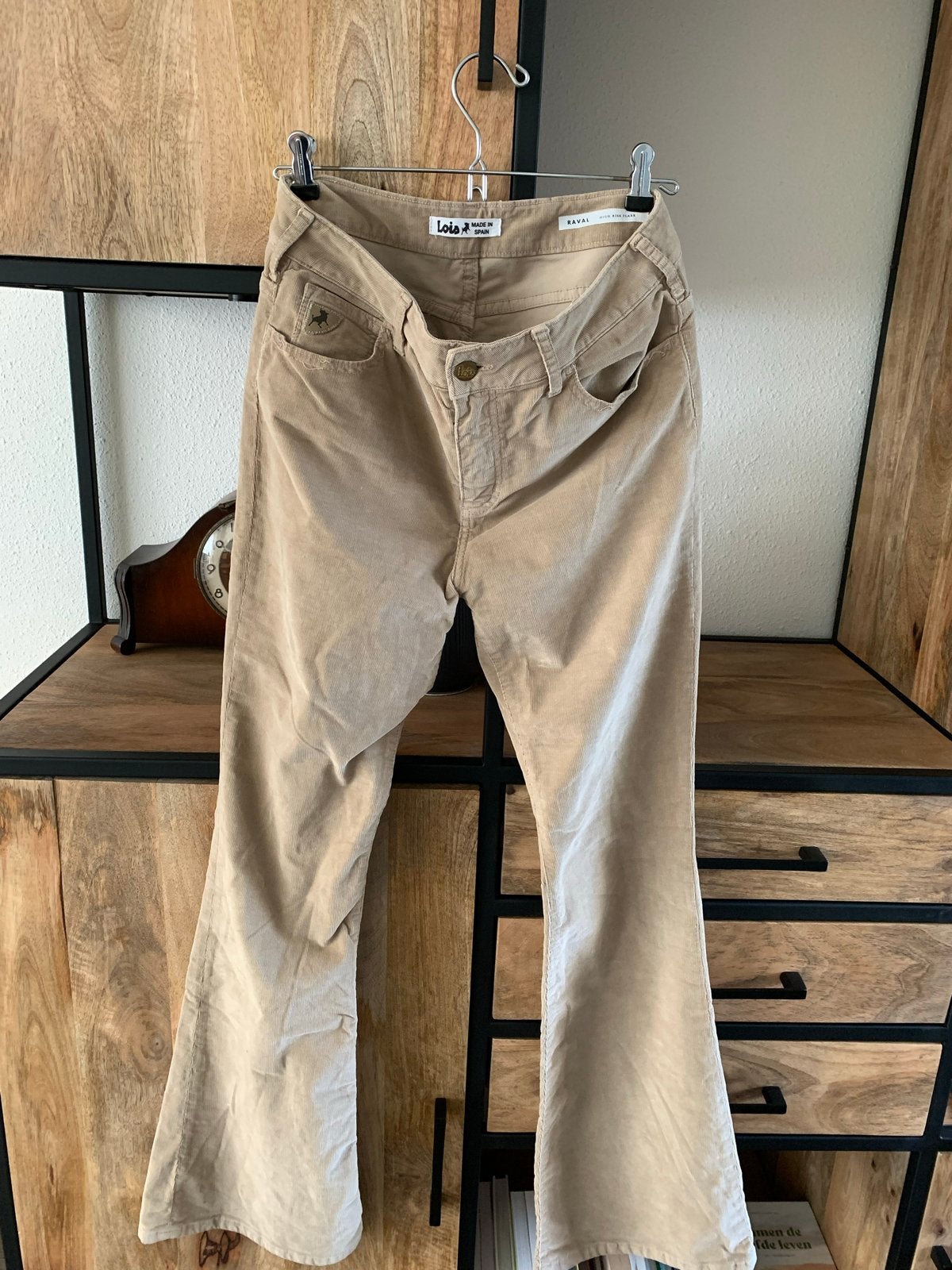 Loïs Corduroy Broek - Beige - Maat 32" L34, Maat 38/40 (M), Beige, Ophalen of Verzenden, Lang