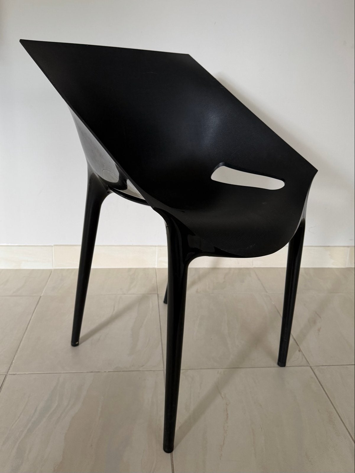 Kartell Dr. Yes stoel van Philippe Starck - Zwart, Ophalen, Gebruikt, Zwart, Eén
