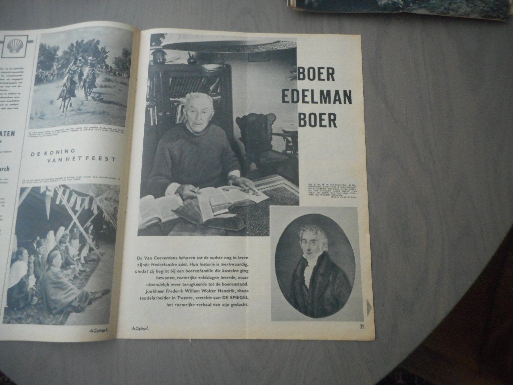 Kasteel Wegdam. Van Coevordens. Boer. Edelman. 1960., Ophalen of Verzenden, 1960 tot 1980, Nederland, Knipsel(s)