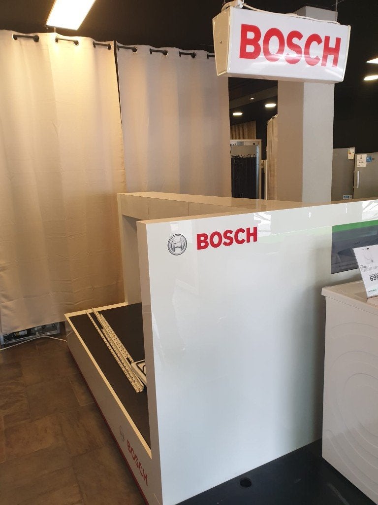 Luxe Bosch winkeldisplay presentatiemeubel, Ophalen, Nieuw