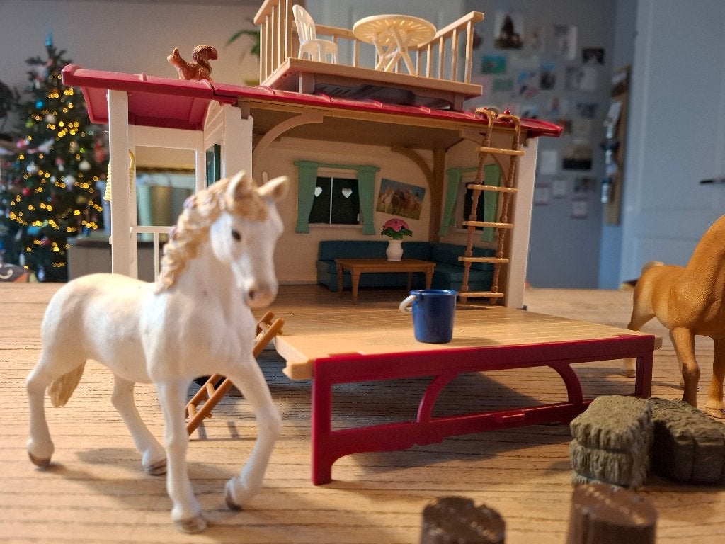 Schleich woonwagen, Ophalen of Verzenden, Gebruikt